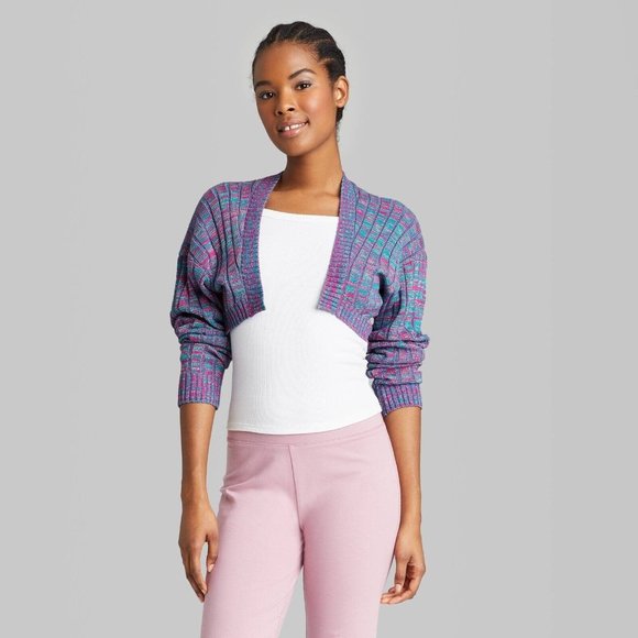 wild fable Sweaters Wild Fable Womens Rib Knit Shrug Sweater Long